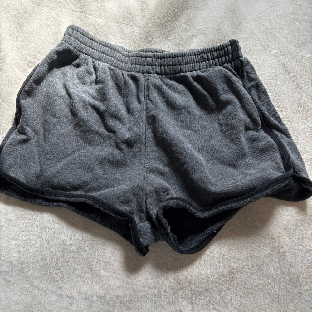Black and Gray Women's Shorts